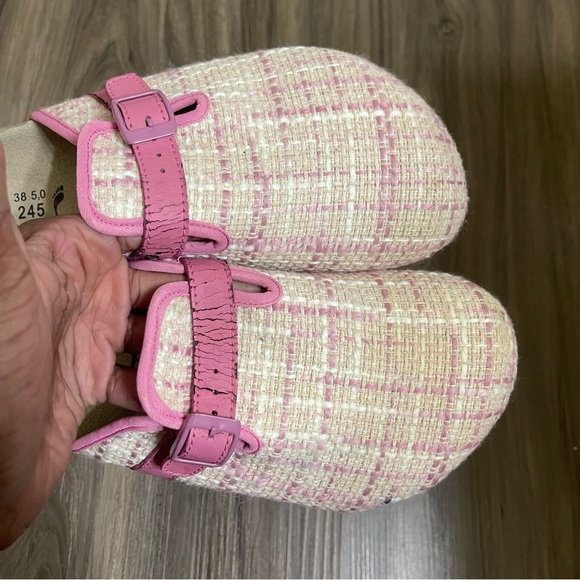 Birkenstock, Betula Woven Plaid Clogs - Picture 7 of 16